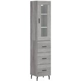  Visoka komoda siva sonome 34,5x34x180 cm od konstruiranog drva | Eponuda.com