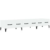 TV omarica visok sijaj bela 150x34,5x30 cm inženirski les, (20732890) | Shoptok.si