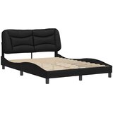 Okvir za krevet bez madraca Hvar crni 120 x 200 cm od umjetne kože | shoptok.hr