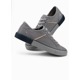 Ombre Classic men's sneakers with rivets - gray cene