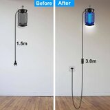 WUEAOA 4200 v električni uničevalec insektov z 3 m kablom in led svetilko odprta embalaža | Shoptok.si