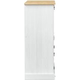  Ormar za vino Bijelo 97 x 45 x 114 cm Čvrsto borovo drvo | Eponuda.ba