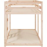  Krevet na kat 90 x 200 cm od masivne borovine | shoptok.hr