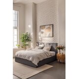 Bonami Selection Sivi tapecirani bračni krevet s podnicom i prostorom za odlaganje 180x200 cm Thessa Bold Line – | shoptok.hr