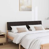  Tapecirani uzglavlje Crna 150 cm Čvrsto borovo drvo | shoptok.hr