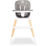 Lionelo dječja hranilica MONA, prirodno drvo bukve, siva, 5g JAMSTVA | shoptok.hr