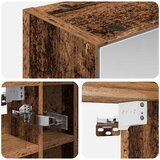  Kupaonski ormar s ogledalom Staro drvo 60 x 14,5 x 50 cm | shoptok.hr