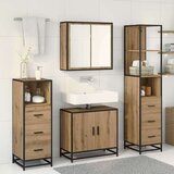  Set namještaja za kupaonicu 4 pcs hrast artisan 65 x 33 x 60 cm | shoptok.hr