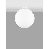 Nova Luce Bela steklena stropna svetilka Nevoso – | Shoptok.si