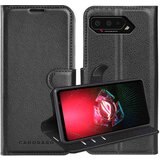 Cadorabo Case, združljiv z ASUS v oksidnem črno - zaščitni pokrov z magnetnim zapiranjem, stoječo funkcijo in režo za kartico, (20694678) | Shoptok.si