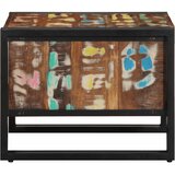  Višebojni stolić za kavu 50x50x38 cm puno drvo obrađeno | shoptok.hr