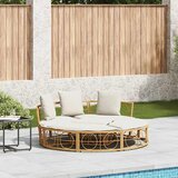 vidaXL Zunanja lounge postelja brez baldahina Poly Rattan | Shoptok.si