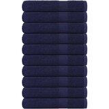 vidaXL Brisače 10 kos modra 100x200 cm 360 g/m² 100% bombaž | Shoptok.si