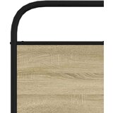  Posteljno vzglavje sonoma hrast 190 cm jeklo in inženirski les, (21611076) | Shoptok.si