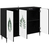  Kreveta HANAU Crni hrast 102 x 33 x 76 cm Konstruirano drvo | shoptok.hr