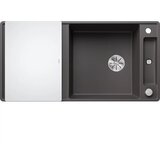 Blanco sudoper AXIA III XL 6 S-F InFino SILGRANIT SIVI KAMEN, daska staklo, s dalj.upr. Cijene