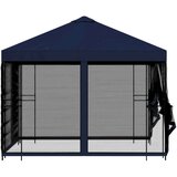  Vrtni gazebo s stranskimi stenami 3 x 3 m Modra, (5000234208) | Shoptok.si