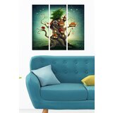 Wallity MDF1113139658 multicolor decorative mdf painting (3 pieces) Cene