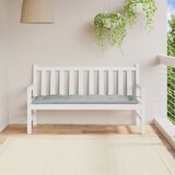  Jastuk za vrtnu klupu prošarano svjetlosivi 150x50x7 cm tkanine | Eponuda.com