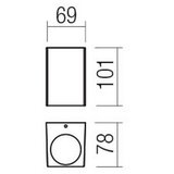  Redo 90528 - LED spoljna zidna svetiljka BRIO LED/6W/230V 3000K IP54 braon | Eponuda.com