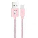 Usams podatkovni kabel SJ234 s kužkom lightning - pink Cene