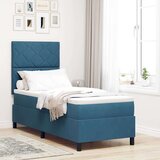  LED Box Spring Krevet Tamno plava 80 x 200 cm tkanina | shoptok.hr