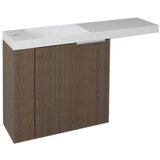 Sapho Smeđi zidni ormarić bez umivaonika u dekoru bora 50x50 cm Latus Vi – | shoptok.hr