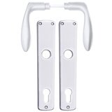 Madras doo Beograd Kvaka TINA za drvena vrata CILINDAR, plastificirana BRONZANA BANE (1600.22.249) | ePonuda.com