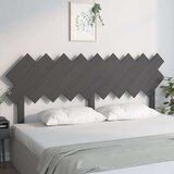 vidaXL Posteljno vzglavje sivo 178x3x80,5 cm trdna borovina | Shoptok.si