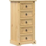 Maison Chic Nočna omarica - Nočna miza Corona 53x39x103 cm trdna borovina, (21686721) Cene