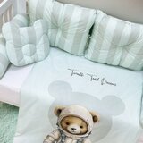 Baby Textil Textil posteljina za krevetac 8u1 Teddy Mint | Eponuda.com