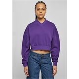 UC Curvy Ladies Cropped V-Neck realviolet Cene