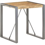  Blagovaonski stol 70 x 70 x 75 cm od masivnog grubog drva manga | Eponuda.com