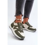 Kesi Women's sneakers made of eco leather, green Kaimans cene