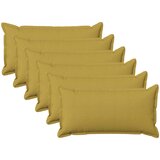  Presvlaka za jastuk 6 pcs HOUTEN Svijetlo zelena 40 x 80 cm | shoptok.hr