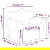  Dječja sofa plava mekana plišana | shoptok.hr