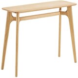 House Nordic Stranska mizica v hrastovem dekorju v svetli naravni barvi 35x100 cm Rennes – Cene