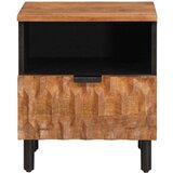  Nočna omarica Rjava 40 x 33 x 46 cm Masiven les manga, (5000107274) | Shoptok.si