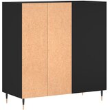 Ormarić za ploče crni 84,5 x 38 x 89 cm od konstruiranog drva | Eponuda.com