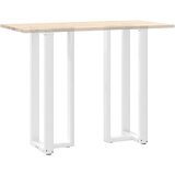  Noge za barski stol T-oblika 2 kom Bijele 40x35x(110-111) cm Čelik | shoptok.hr