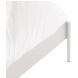 noo.ma Bijeli željezni bračni krevet bez uzglavlja s podnicom 200x200 cm Eton Basic – | shoptok.hr
