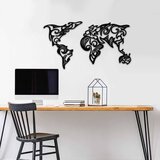 Wallity zidna dekoracija mt - 015, 86 x 47 cm, crna | ePonuda.com
