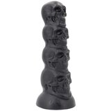  Toppedmonster - dildo z lobanjo - 22 cm (črn) | Shoptok.si