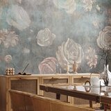  Foto tapeta - Misty nature - muted rose flowers on a background in grey tones 450x315 | shoptok.hr