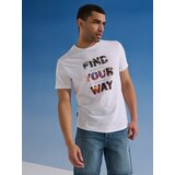 Sinsay Pamučna majica s natpisom Find Your Way | shoptok.hr