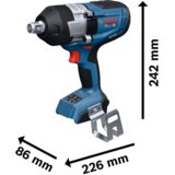 Bosch GDS18V-1600H Akumulatorski udarni odvrtač 06019M1100 | Eponuda.com