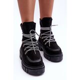 Boto Women's Suede Lace-Up Boots Black Acorn | Shoptok.si