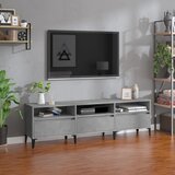 The Living Store TV omarica betonsko siva 150x30x44,5 cm inženirski les - TV Omarica, (21376678) Cene