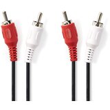 Optimus audio kabel (5m, 2x rca na 2x rca muški, crni) | shoptok.hr