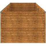  Povišena vrtna gredica 386 x 100 x 69 cm od čelika COR-TEN | Eponuda.ba